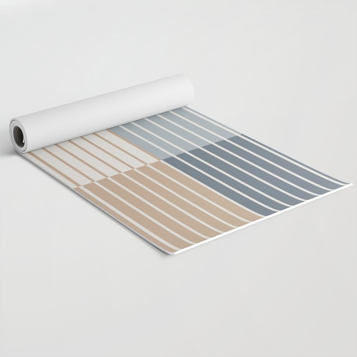 Color Block Line Abstract XVII Yoga Mat Gallery Image 2
