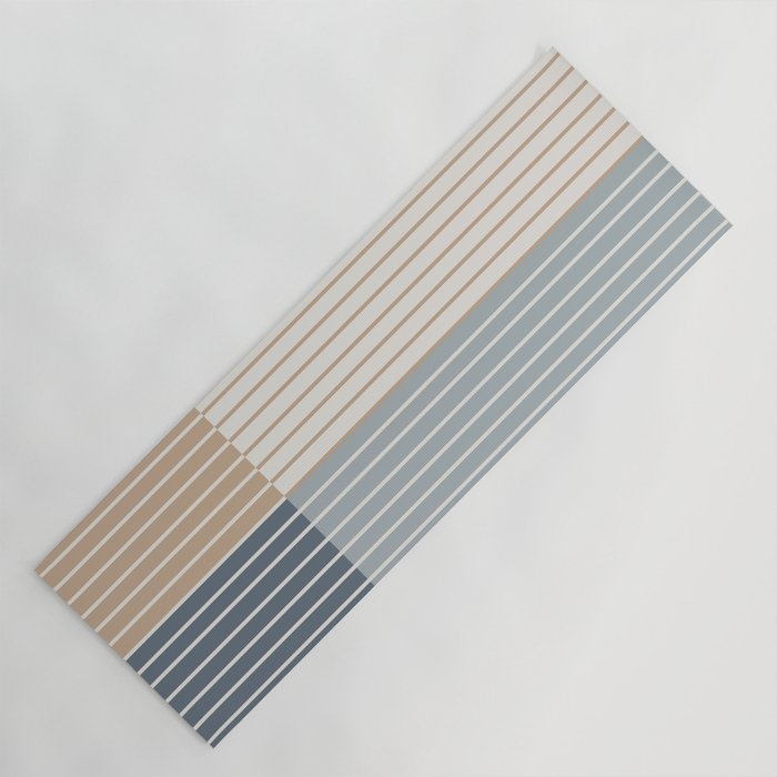 Color Block Line Abstract XVII Yoga Mat Gallery Image 1