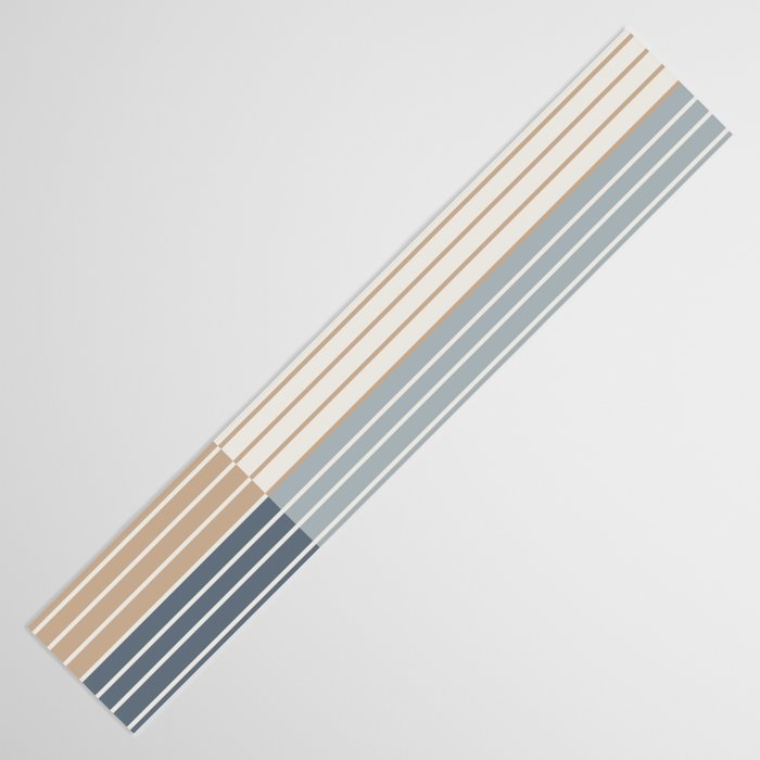Color Block Line Abstract XVII Table Runner Gallery Image 3