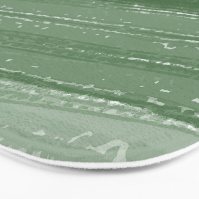 Forest Green Paint Gradient Bath Mat Gallery Image 3