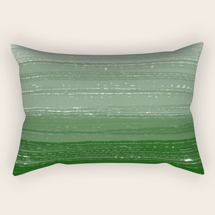Forest Green Paint Gradient Rectangular Pillow Gallery Image 1