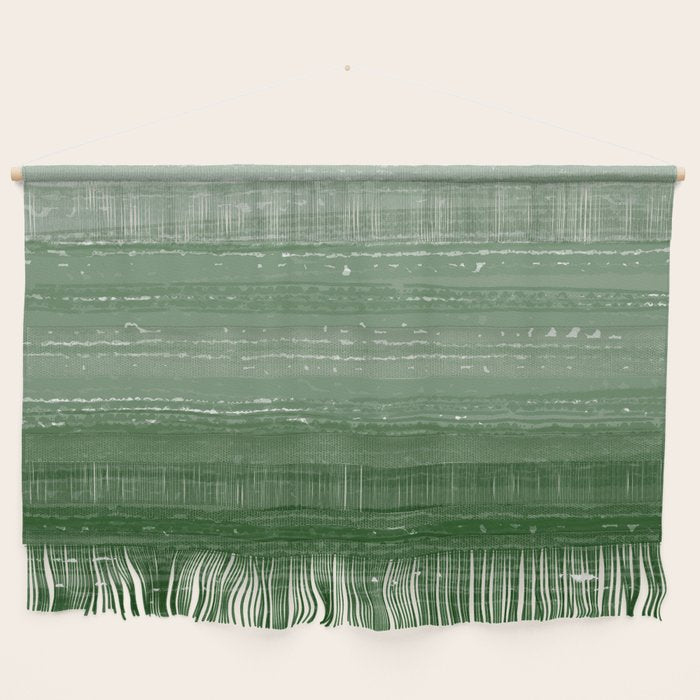 Forest Green Paint Gradient Wall Hanging Gallery Image 1