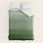 Forest Green Paint Gradient Duvet Cover Gallery Image 6