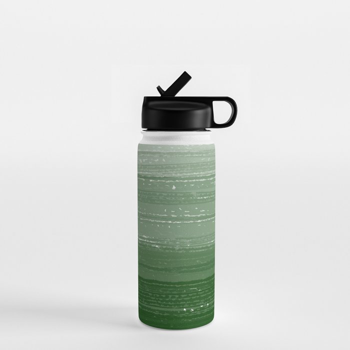 Forest Green Paint Gradient Water Bottle Gallery Image 1