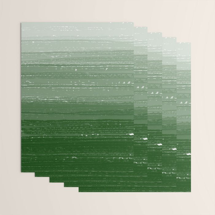 Forest Green Paint Gradient Wrapping Paper Gallery Image 3