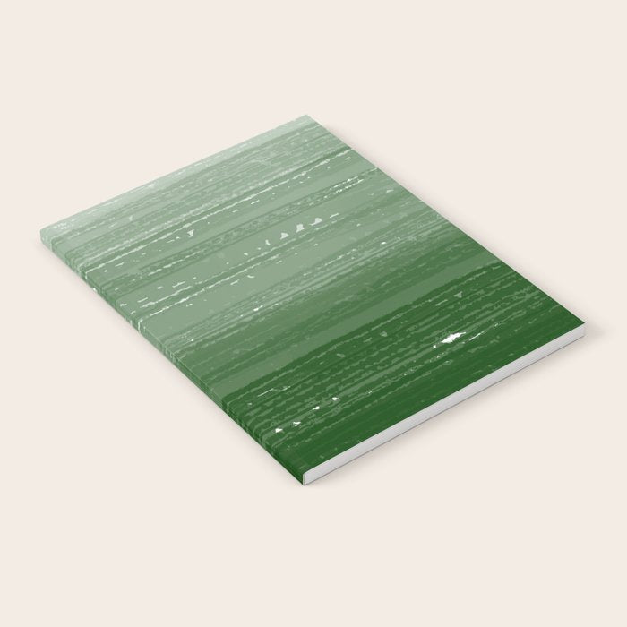 Forest Green Paint Gradient Notebook Gallery Image 1