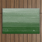 Forest Green Paint Gradient Outdoor Rug Gallery Image 1