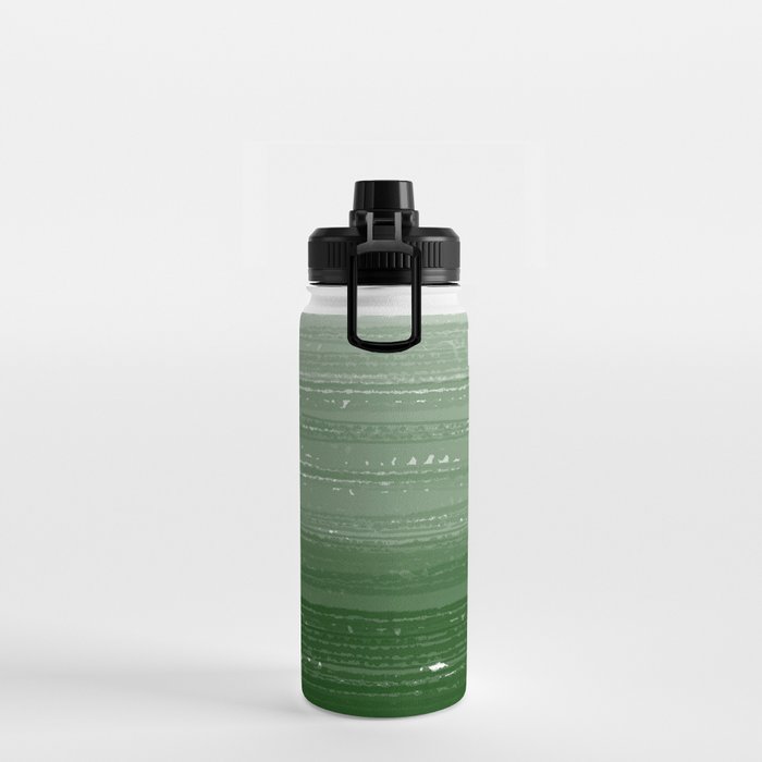 Forest Green Paint Gradient Water Bottle Gallery Image 2
