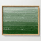 Forest Green Paint Gradient Serving Tray Gallery Image 1