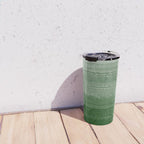 Forest Green Paint Gradient Travel Mug Gallery Image 4
