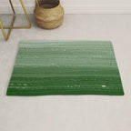 Forest Green Paint Gradient Rug Gallery Image 1