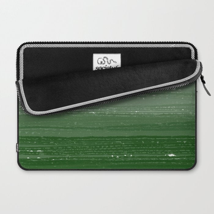 Forest Green Paint Gradient Laptop Sleeve Gallery Image 2