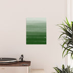 Forest Green Paint Gradient Poster Gallery Image 2