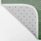 Forest Green Paint Gradient Bath Mat Gallery Image 2
