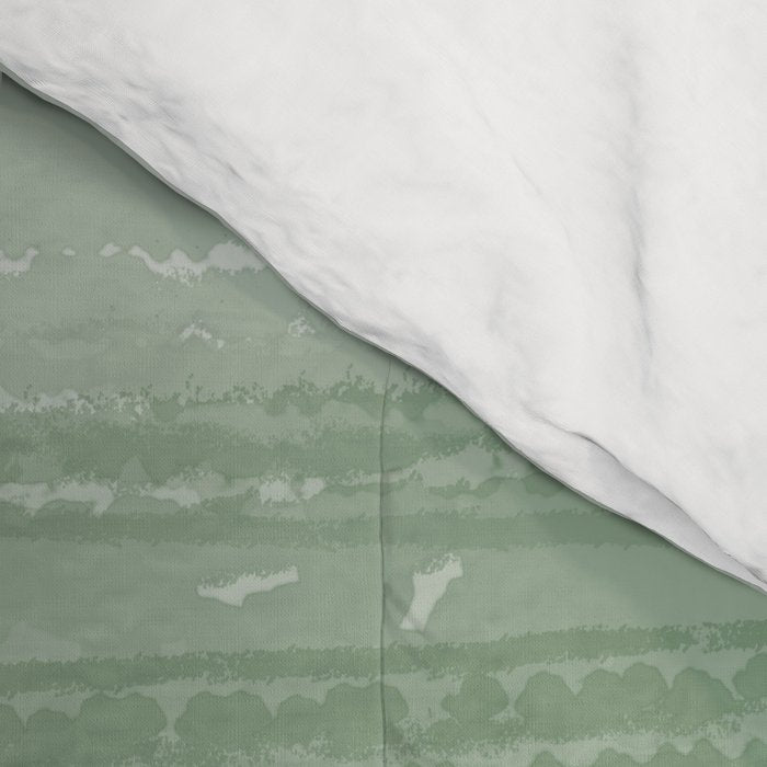 Forest Green Paint Gradient Comforter Gallery Image 4