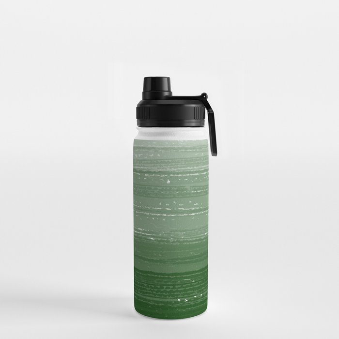 Forest Green Paint Gradient Water Bottle Gallery Image 2