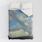 Tom Thomson Clouds ("The Zeppelins") 1915 Canadian Landscape Artist Duvet Cover Gallery Image 6