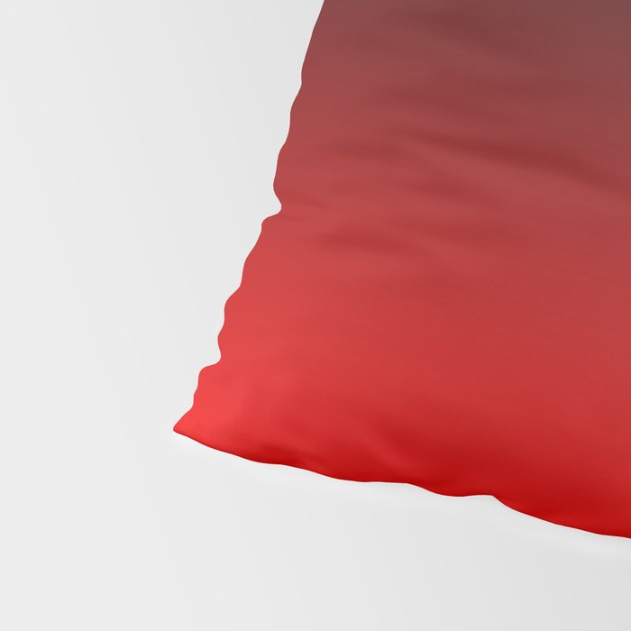 Black Red Neon Nights Ombre Pillow Sham Gallery Image 4