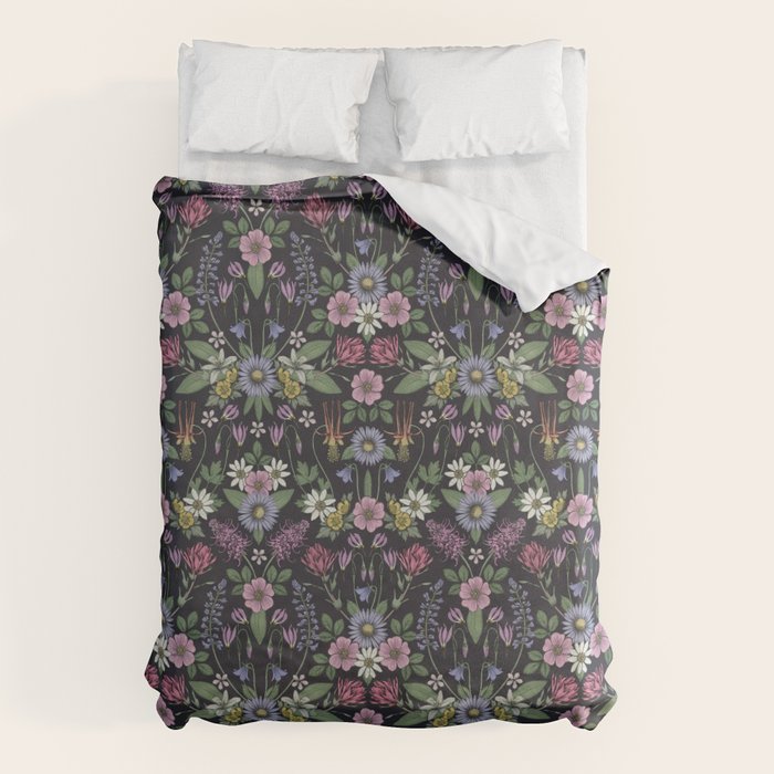 Mount Rainier Wildflowers Duvet Cover Gallery Image 6
