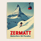 Zermatt Valais Switzerland Ski  Poster Gallery Image 4