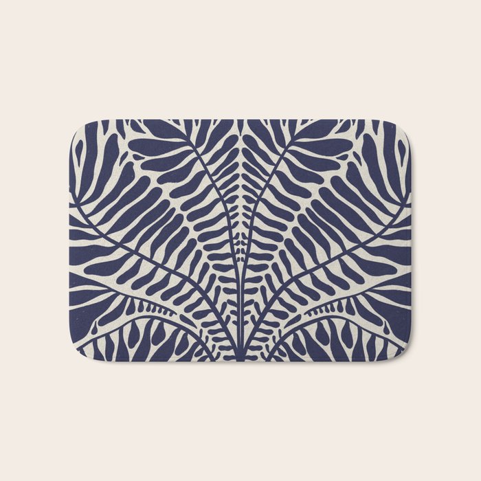 One Hundred-Leaved Plant #11 Bath Mat Gallery Image 1