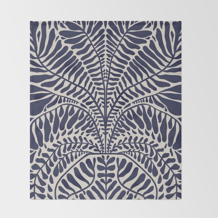 One Hundred-Leaved Plant #11 Throw Blanket Gallery Image 2