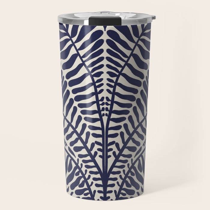 One Hundred-Leaved Plant #11 Travel Mug Gallery Image 1