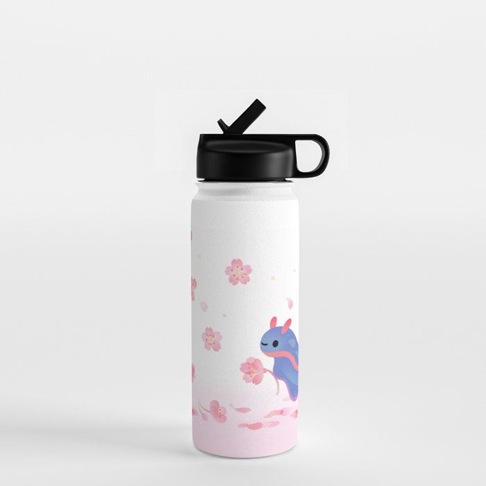 Cherry blossom slug Water Bottle Gallery Image 1