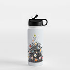 Decorated christmas tree Water Bottle Gallery Image 1