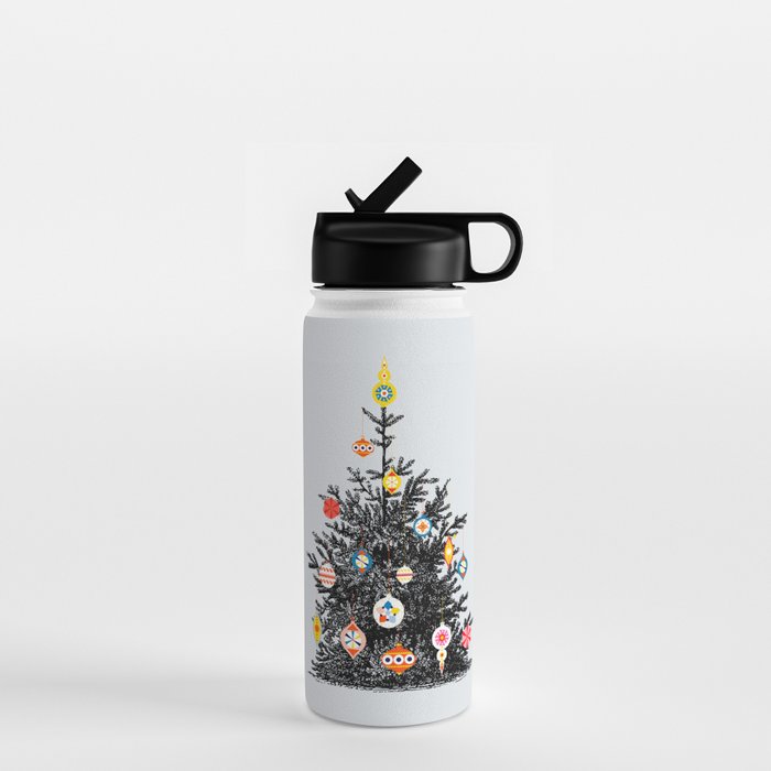 Decorated christmas tree Water Bottle Gallery Image 1