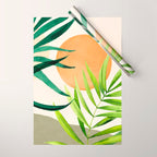 tropical sun Wrapping Paper Gallery Image 1
