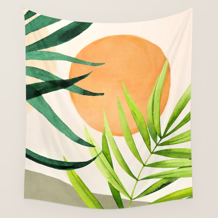 tropical sun Wall Tapestry Gallery Image 4