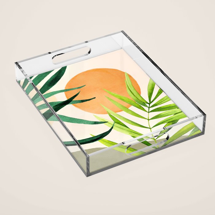 tropical sun Acrylic Tray Gallery Image 1