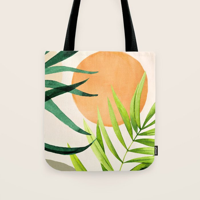 tropical sun Tote Bag Gallery Image 1