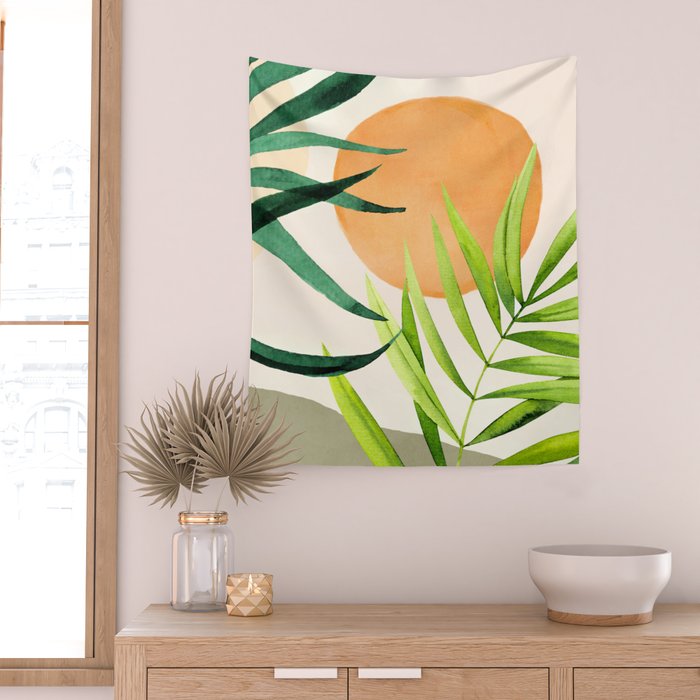 tropical sun Wall Tapestry Gallery Image 2