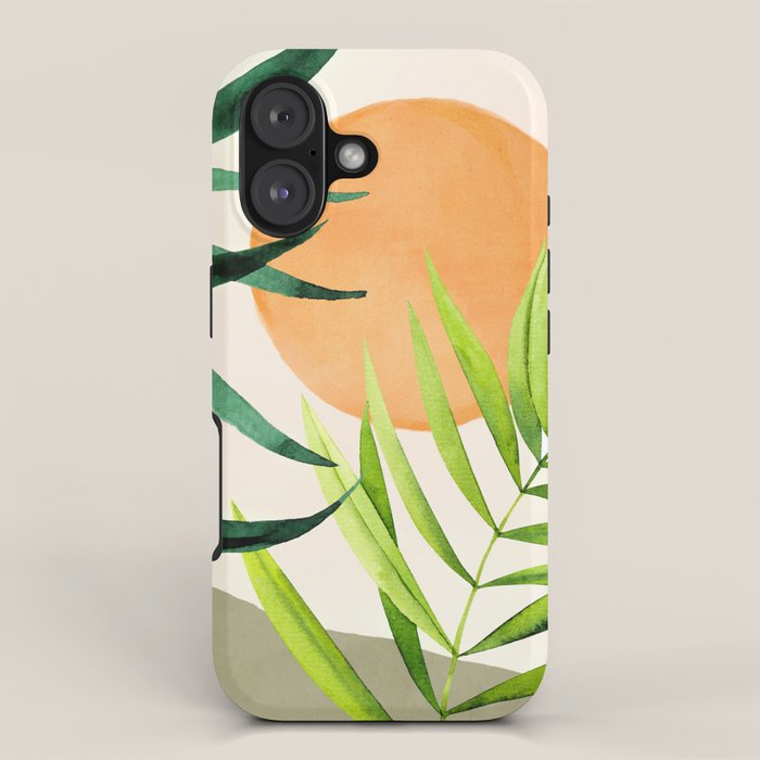 tropical sun iPhone Case Gallery Image 1