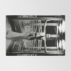 Joan Crawford, Hollywood Starlet Grand Hotel black and white photograph / art photography Rug Gallery Image 2
