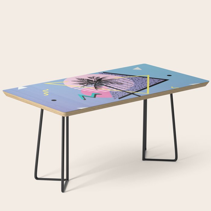 Memphis pattern 46 - 80s / 90s Retro / Palm Tree Coffee Table Gallery Image 1