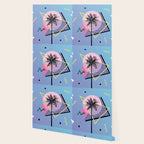 Memphis pattern 46 - 80s / 90s Retro / Palm Tree Wallpaper Gallery Image 2