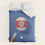 BALLS / Billiards - ball 15 I Duvet Cover Gallery Image 6