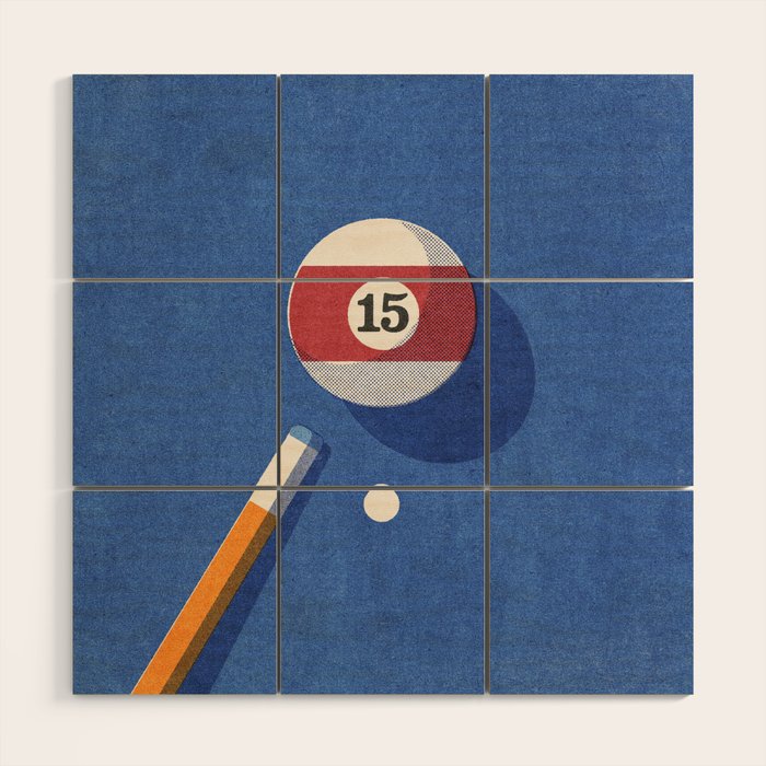 BALLS / Billiards - ball 15 I Wood Wall Art Gallery Image 1