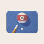BALLS / Billiards - ball 15 I Bath Mat Gallery Image 1