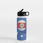 BALLS / Billiards - ball 15 I Water Bottle Gallery Image 1