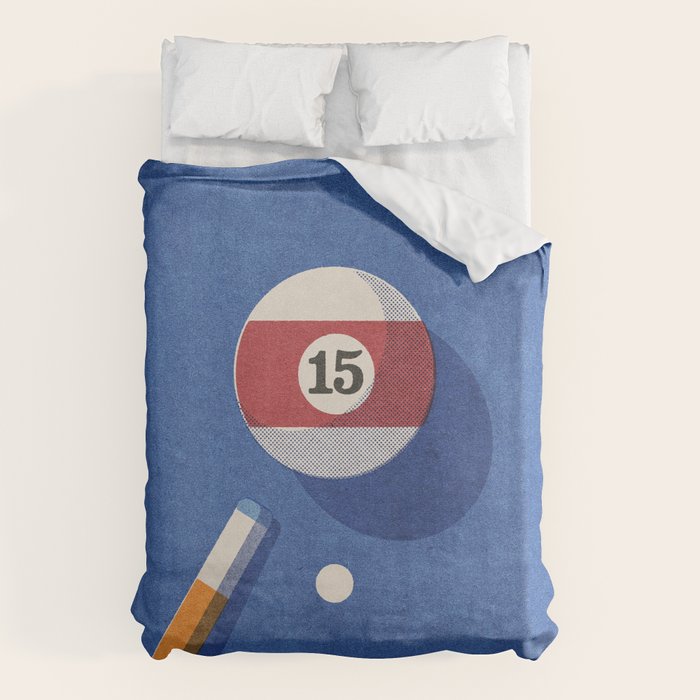 BALLS / Billiards - ball 15 I Duvet Cover Gallery Image 1