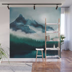 Midnight Moon Reflection Wall Mural Gallery Image 1