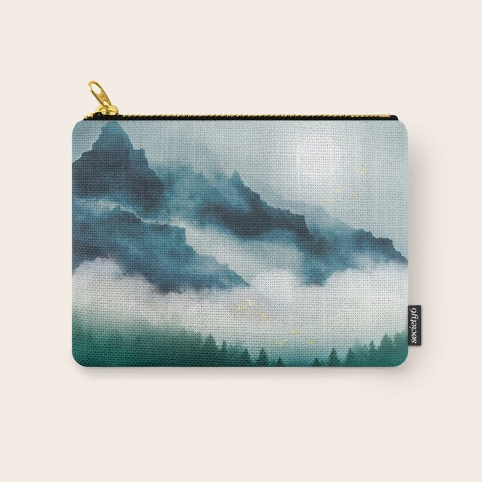Midnight Moon Reflection Carry All Pouch Gallery Image 1