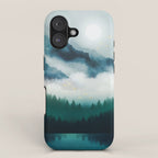 Midnight Moon Reflection iPhone Case Gallery Image 1
