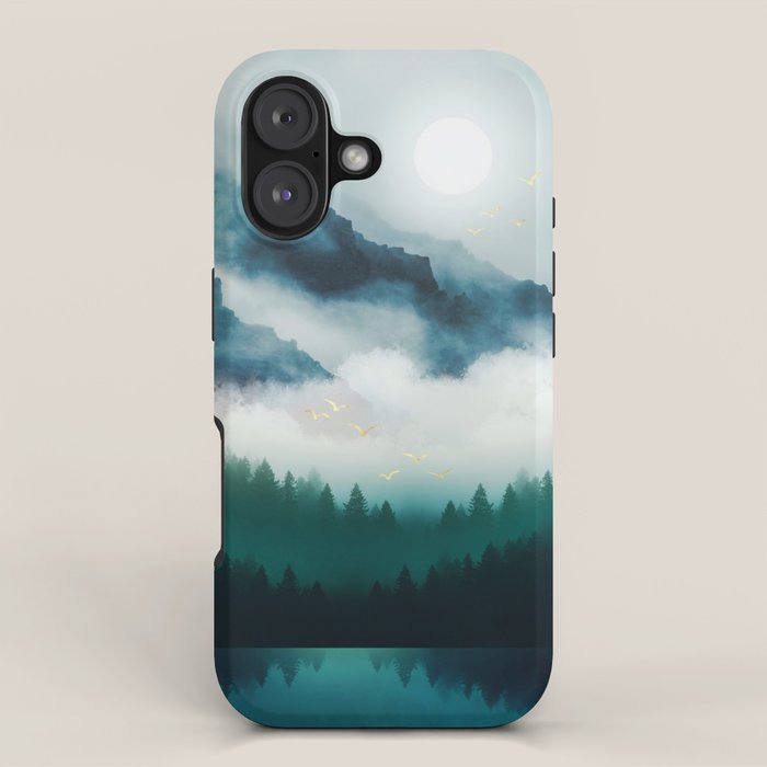 Midnight Moon Reflection iPhone Case Gallery Image 1