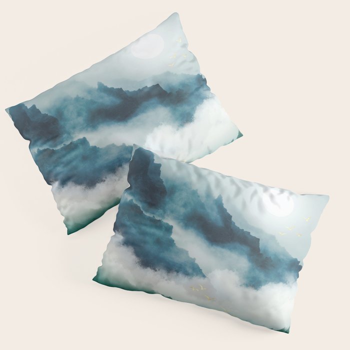 Midnight Moon Reflection Pillow Sham Gallery Image 3