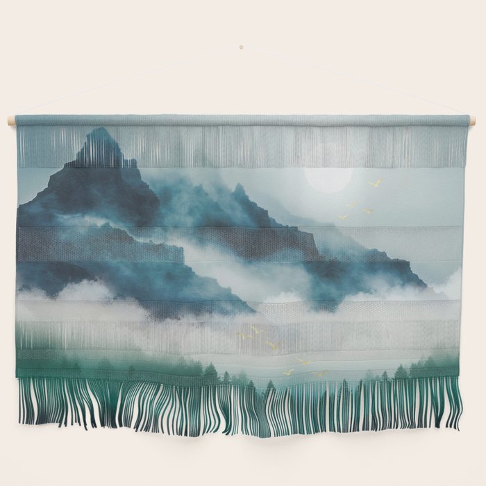 Midnight Moon Reflection Wall Hanging Gallery Image 1